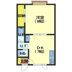 シティハウスⅡの物件間取画像